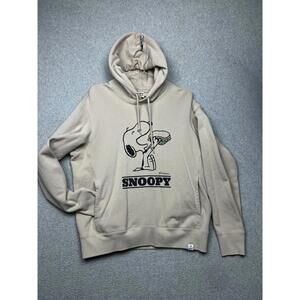 Uniqlo Beige Snoopy Hoodie
